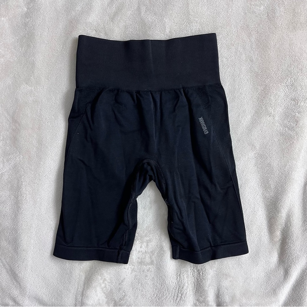 GYMSHARK Flex Cycling Shorts – Black/Charcoal